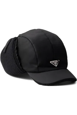 Prada Gorro estilo cazador de lana y nylon reciclado