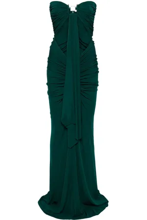 CHRISTOPHER ESBER Vestido largo con detalle de gemas