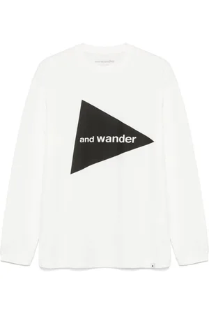 and wander Camiseta con logo estampado
