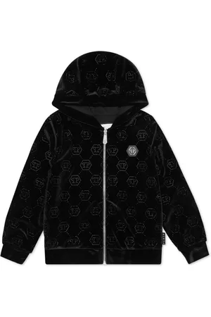 Philipp Plein Sudadera con capucha y detalle del logo