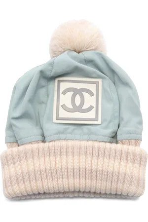 CHANEL Gorro con parche CC Interlocking 1986-1988