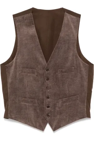 MAN ON THE BOON. Chaleco con cuello en V