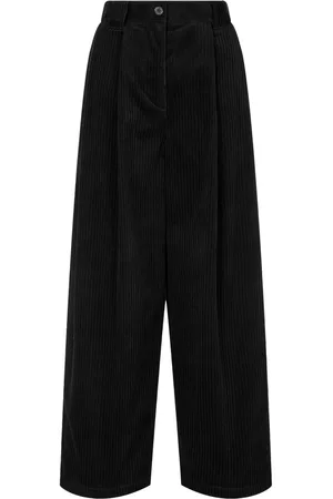 Studio Tomboy Pantalones de pana con pinzas dobles