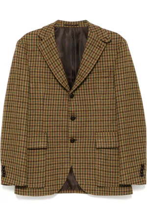 MAN ON THE BOON. Blazer a cuadros gingham
