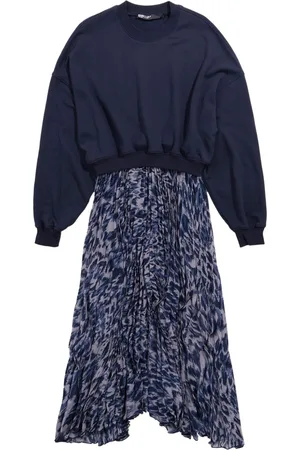 Bimba y Lola Vestido midi con estampado gráfico