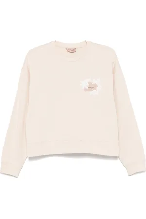Twin-Set Sudadera con parche floral