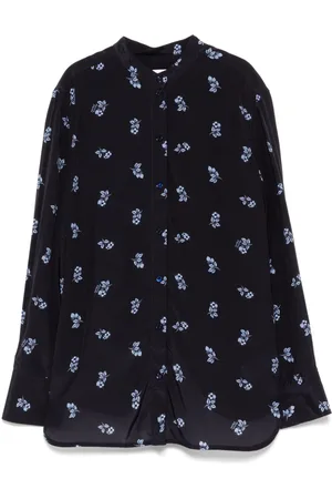 Maison Kitsuné Camisa con cuello alzado