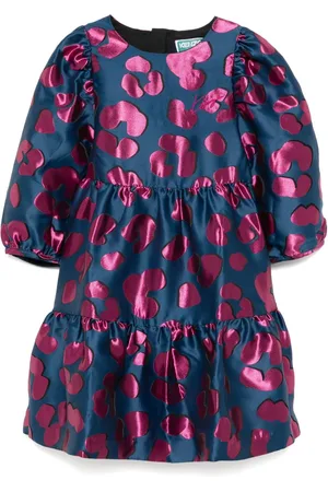 Kenzo Vestido con estampado geométrico