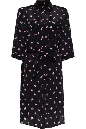 Maison Kitsuné Vestido con doble bolsillo