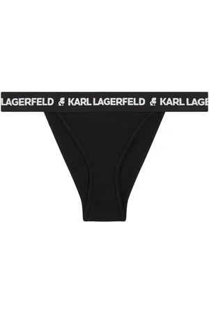 Karl Lagerfeld Bragas brasileñas con logo en la cinturilla