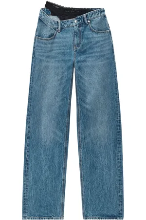 Alexander Wang Vaqueros con cinturilla asimétrica