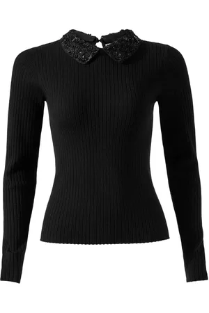 Carolina Herrera Top con diseño bordado