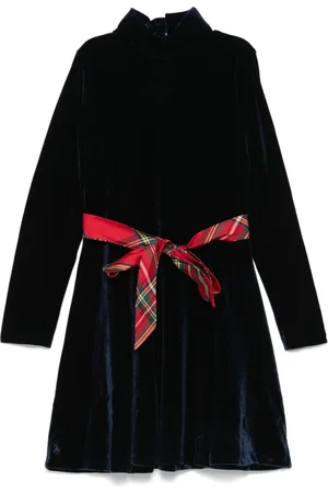 Ralph Lauren Vestido corto con cuello alto