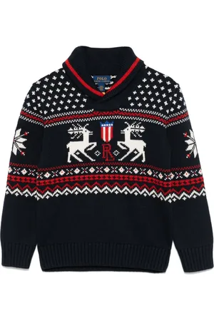 Ralph Lauren Jersey con cuello esmoquin