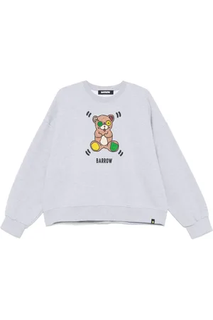 BARROW Sudadera estampada con cuello redondo