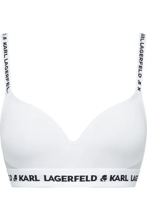 Karl Lagerfeld Sujetador acolchado con franja del logo