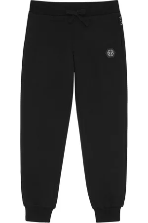 Philipp Plein Pantalones de chándal con parche del logo