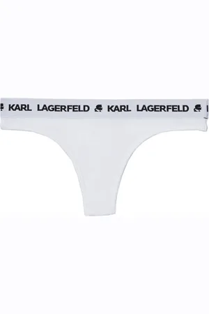 Karl Lagerfeld Tanga con logo en la cinturilla