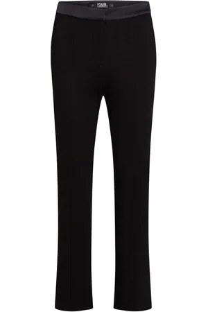 Karl Lagerfeld Pantalones de vestir de talle alto