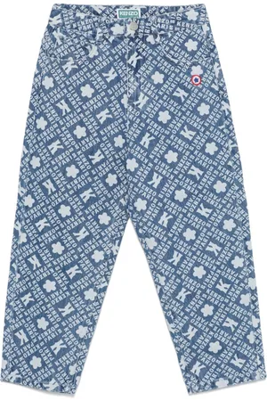 Kenzo Vaqueros con logo estampado