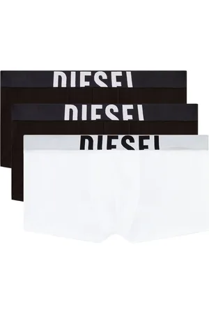 Diesel Set de tres bóxeres con logo