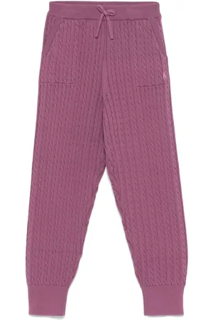 Ralph Lauren Pantalones de chándal de punto de ochos