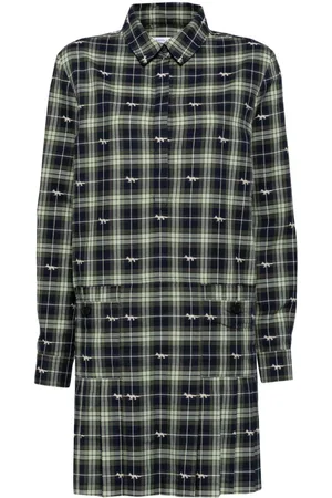Maison Kitsuné Vestido camisero Shrunken