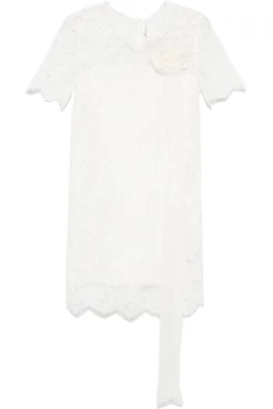 ERMANNO SCERVINO Vestido corto con encaje floral