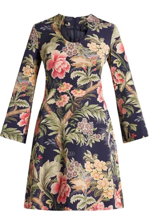 Etro Vestido corto con estampado floral