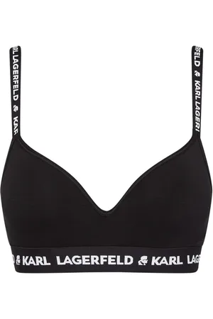 Karl Lagerfeld Sujetador acolchado con franja del logo
