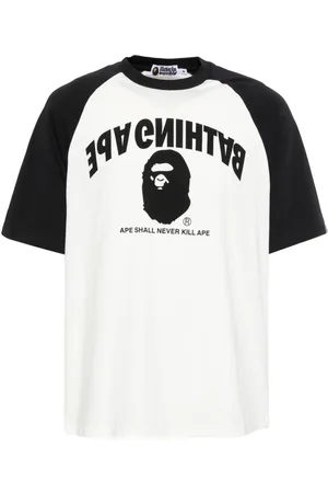 A Bathing Ape Camiseta con manga raglán