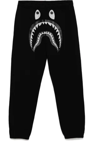 A Bathing Ape Pantalones de chándal con motivo de tiburón