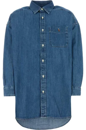 Ralph Lauren Camisa vaquera con bordado Polo Pony