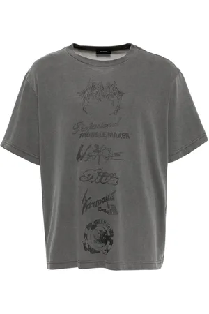 We11 Done Camiseta con múltiples logos