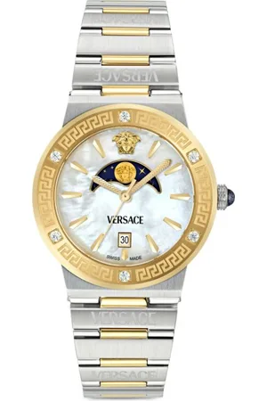 VERSACE Reloj Greca Logo Moonphase de 38 mm