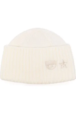 Chiara Ferragni Eye Star-embroidered ribbed beanie