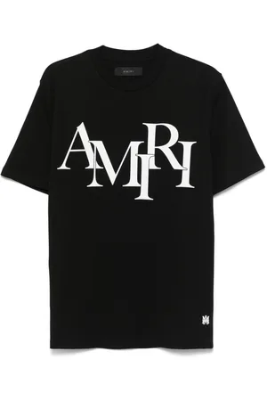 AMIRI Camiseta Staggered Logo