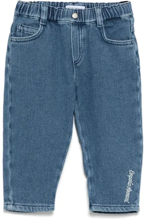 Emporio Armani Vaqueros con logo bordado