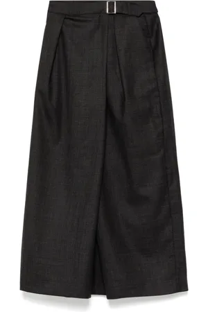 tibi Culottes cruzado a cuadros