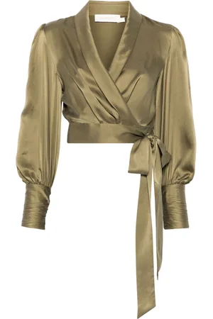 ZIMMERMANN Blusa con diseño cruzado