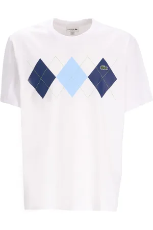 Lacoste Camiseta con motivo geométrico