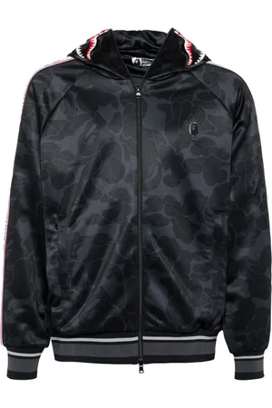 A Bathing Ape Chaqueta bómber Line Camo en jacquard