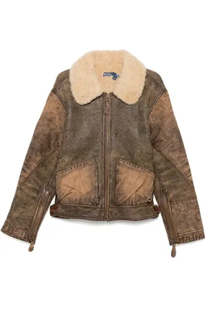 Ralph Lauren Chaqueta bómber con ribete de vellón