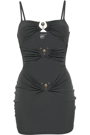 CHRISTOPHER ESBER Vestido corto con perforaciones