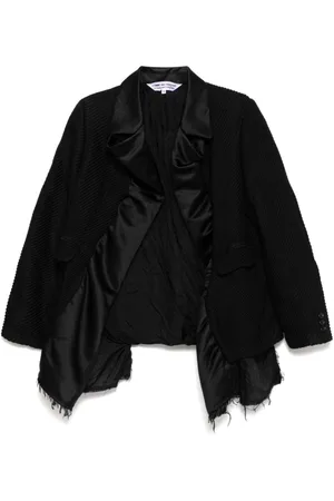 Comme des Garçons Blazer con detalle de flecos