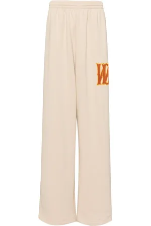 We11 Done Pantalones de chándal con parche del logo