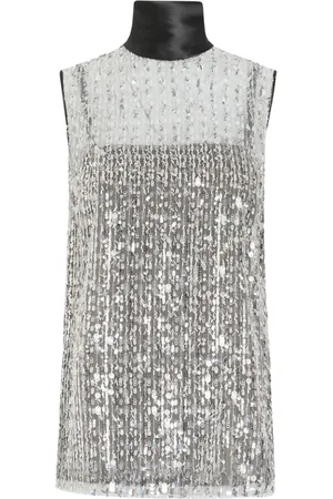Dolce & Gabbana Top con detalle de lentejuelas