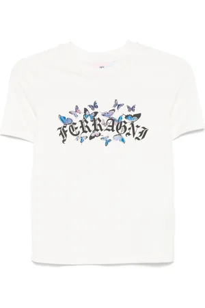 Chiara Ferragni Camiseta Gothic Butterflies
