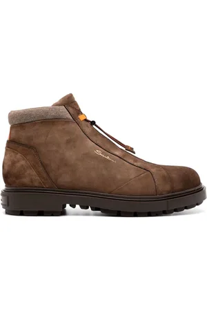 santoni Botas con tacón grueso