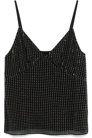 Michael Kors Top con apliques de strass